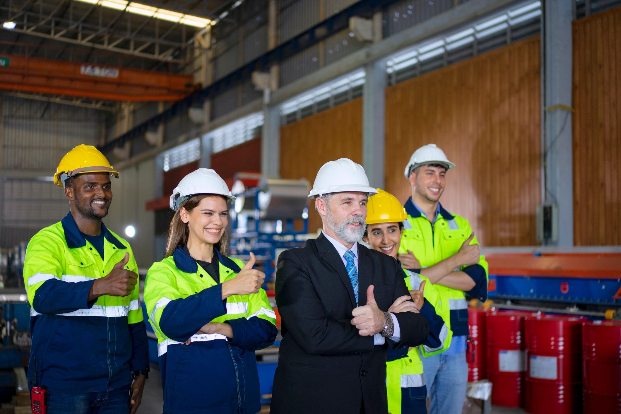 Engineer at a Turkish manufacturing facility reviewing production