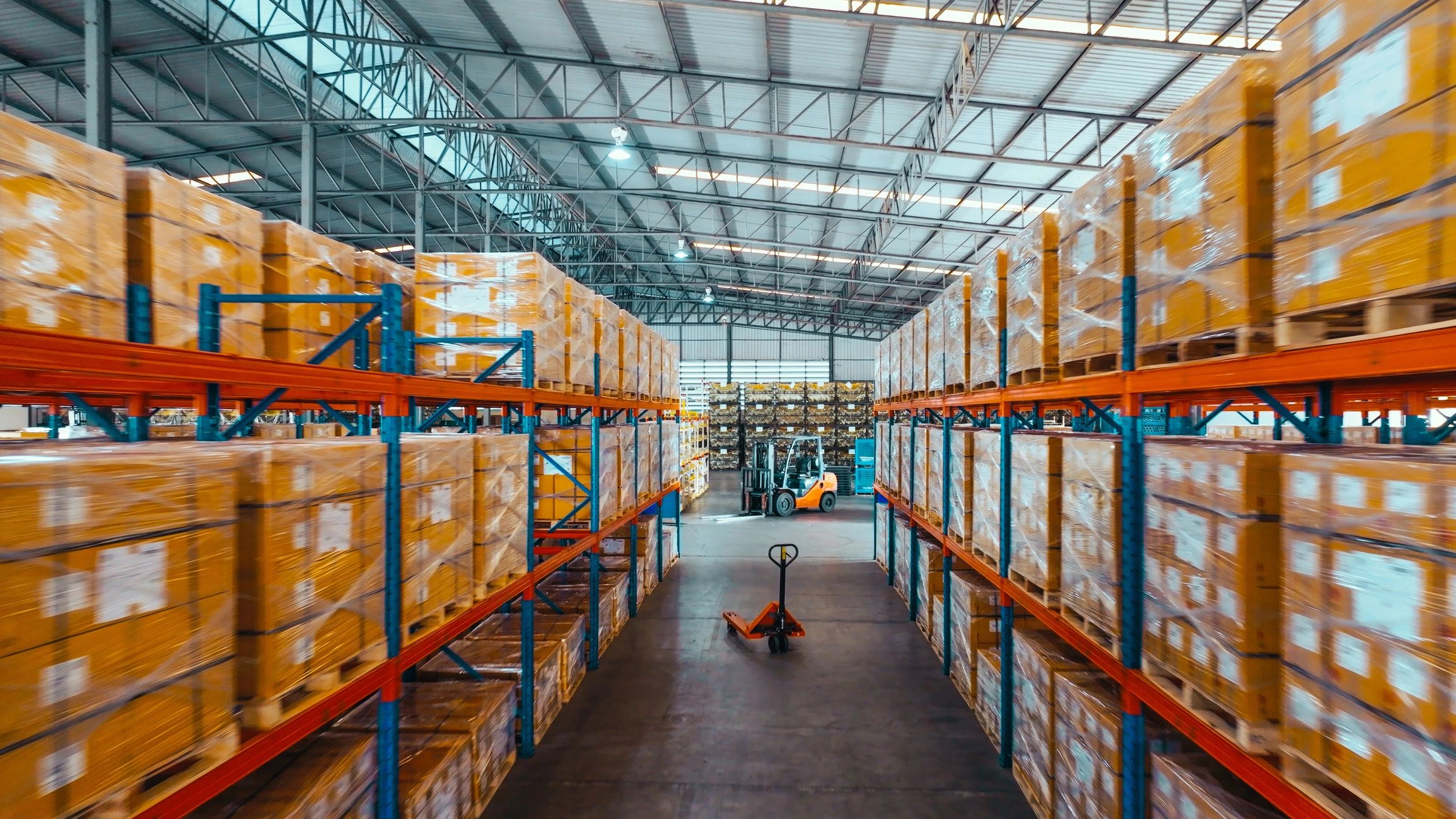 Organized production and logistics environment for manufactured goods