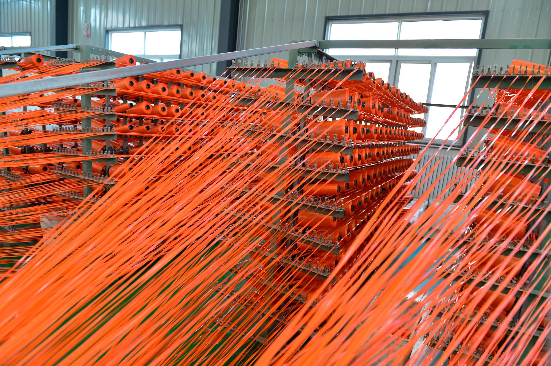Modern manufacturing production line in Turkey