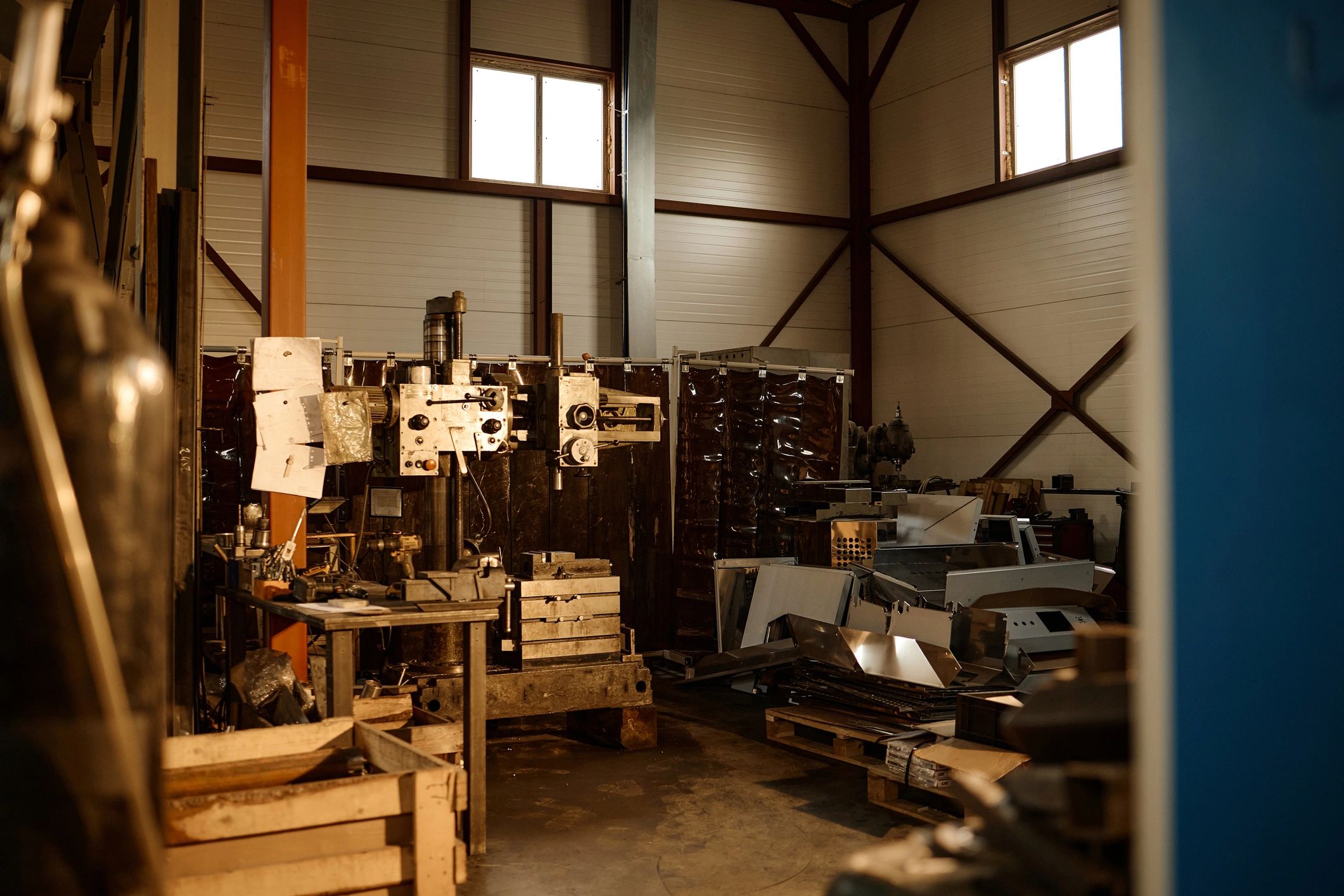 Industrial manufacturing workshop in Turkey